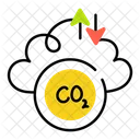 Carbon Emission Co 2 Cloud Air Pollution Icon