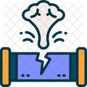 Pollution Pipe Sewer Icon