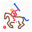 Equestrian Polo Animal Icon