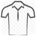 Hemd Mit Kragen Herrenbekleidung Herrenkleidung Symbol