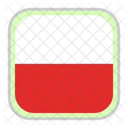 Polonia Flag Icono