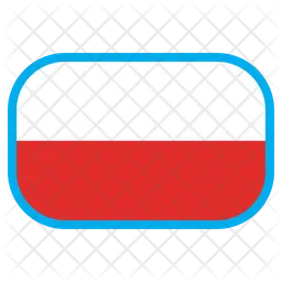 Polonia Flag Icono