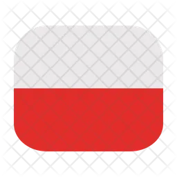 Polonia Flag Icono