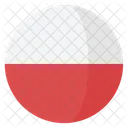 Polonia Bandeira Pais Ícone