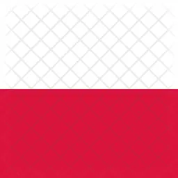 Polonia Flag Icono