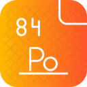 Polonio Tabla Periodica Quimica Icono