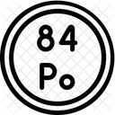 Polonio Tabla Periodica Quimica Icono