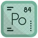 Polonium Chemistry Periodic Table Icon