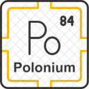 Polonium Preodic Table Preodic Elements Icon