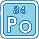 Polonium Periodic Table Chemists Icon