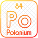 Polonium Chemistry Periodic Table Icon