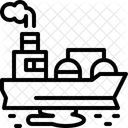 Poluicao Da Agua Derramamento De Oleo Petroleiro Ícone