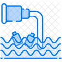 Poluicao Da Agua Contaminacao Da Agua Poluicao Ambiental Ícone