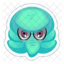 Polvo Assustador Polvo Monstro Icon