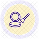 Polvos Compactos Maquillaje Cosmetico Icono