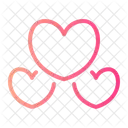 Polyamory Love Heart Icon