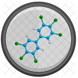 Polychlorinated molecule  Icon
