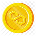 Polygon Gold Coin  Icon