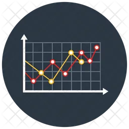 Polyline Chart  Icon