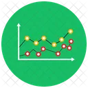 Polyline Graph Polyline Chart Data Analytics Icon