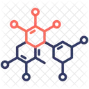 Polymer Science Atom Icon