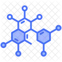 Polymere Science Atome Icône