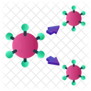 Polymorphes Virus Sich Verbreitendes Virus Verbreitet Symbol