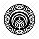 Polynesian Heritage Tattoo Symbol Icon
