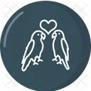 Passaros Do Amor Casal Amor Icon