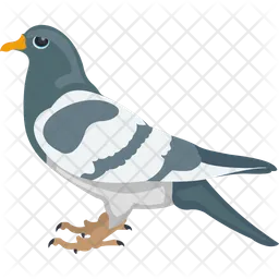 Pombo de desenho animado  Ícone