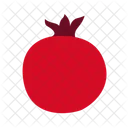 Pomegranate Food Vegetable Icon