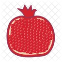 Pomegranate Fruit Food Icon