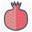 Pomegranate Pom Fruit Icon