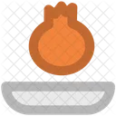 Pomegranate Spherical Fruit Icon