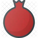 Pomegranate Fruit Health Icon