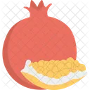 Pomegranate Food Healthy Icon