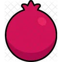 Pomegranate Fruit Healthy Icon