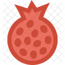 Pomegranate Fruit Icon