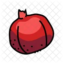 Pomegranate Red Fruit Icon