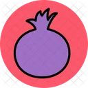 Pomegranate Healthy Juicy Icon