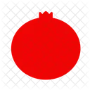 Pomegranate Food Healthy Icon