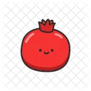 Pomegranate Tasty Delicious Icon