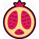 Pomegranate Cut Pomegranate Fruit Icon