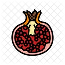 Pomegranate Cut Cut Pomegranate Icon