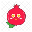 Pomegranate Emoji Icon
