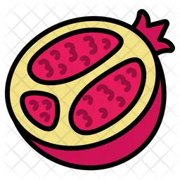 Pomegranate-half-cut  Icon
