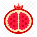 Pomegranate Food Healthy Icon