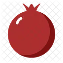 Pomegranate Food Healthy Icon