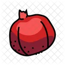 Pomegranate Red Fruit Icon