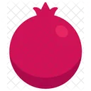 Pomegranate Fruit Healthy Icon